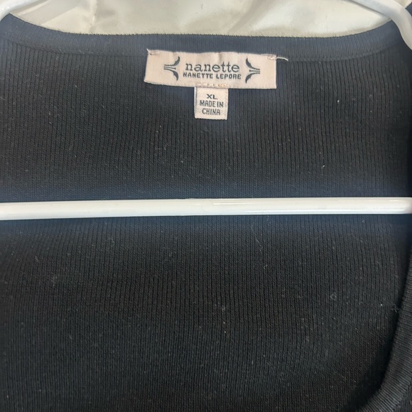 Black Ruffled Sleeve Top - Picture 5 of 5